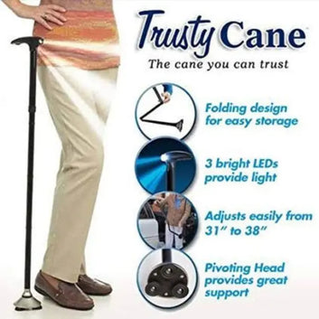 High Quality Walking Stick With LED Light -