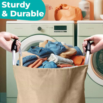 Foldable Laundry Basket With Handle